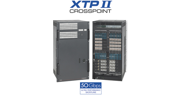 XTP II CrossPoint 6400 с первой в мире цифровой системной шиной 50 Гбит/с
