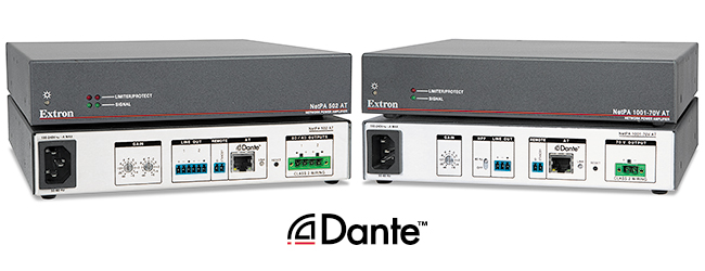 Новые компактные аудиоусилители NetPA с Dante