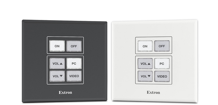 Extron представляет сетевую кнопочную панель NBP 50, которая представляет собой полностью настраиваемый интерфейс управления аудио- и видеосигналами для систем управления Extron серии Pro и устройств серии HC 400. Сетевые кнопочные панели подключаются к процессору управления по стандартной сети Ethernet. Эти удобные в использовании настраиваемые панели управления работают с процессором управления для активации различных функций AV‑системы, среди которых включение и выключение дисплея, коммутация входов, регулировка громкости и многое другое.